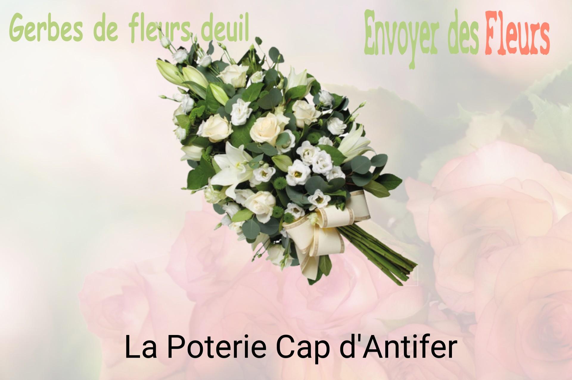 Gerbe de fleurs de deuil livrée à La Poterie-Cap-d'Antifer